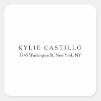 Profesional Clásico Único de Blanco Negro