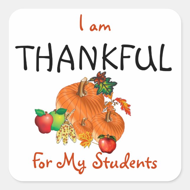 PEGATINA CUADRADA PROFESORES PEGATINAS DE CAÍDA (Anverso)