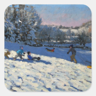 Pegatina Cuadrada Prometida cerca de Youlgreave Derbyshire