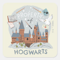 Propiedad de Hogwarts Gráfico de Dibujos Animados