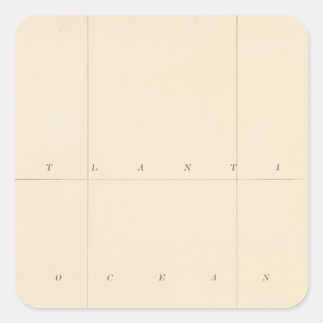 Pegatina Cuadrada Provincetown, Massachusetts (Anverso)