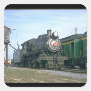 Pegatina Cuadrada PRR 4-4-0 clase D16sb #1223, 1966_Trains