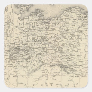 Pegatina Cuadrada Prusia 6