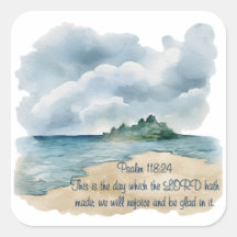 Psalm The Day Cloudy Beach Scene