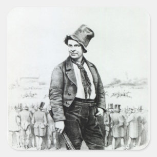 Pegatina Cuadrada Publicidad para las 'carreras de Limerick'