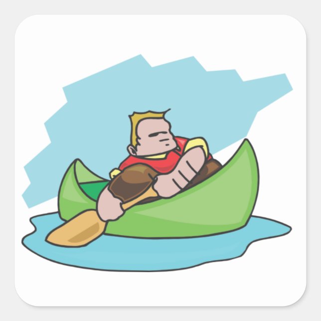 Pegatina Cuadrada Puck (Anverso)