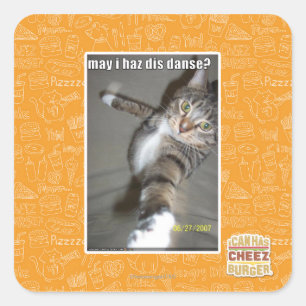 Pegatina Cuadrada ¿puede el haz SID de I bailar?