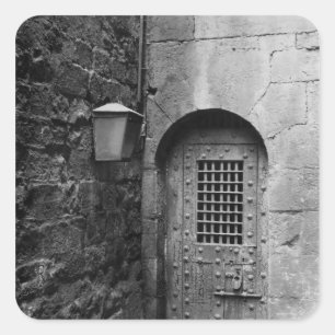 Pegatina Cuadrada Puerta a la prisión de Newgate