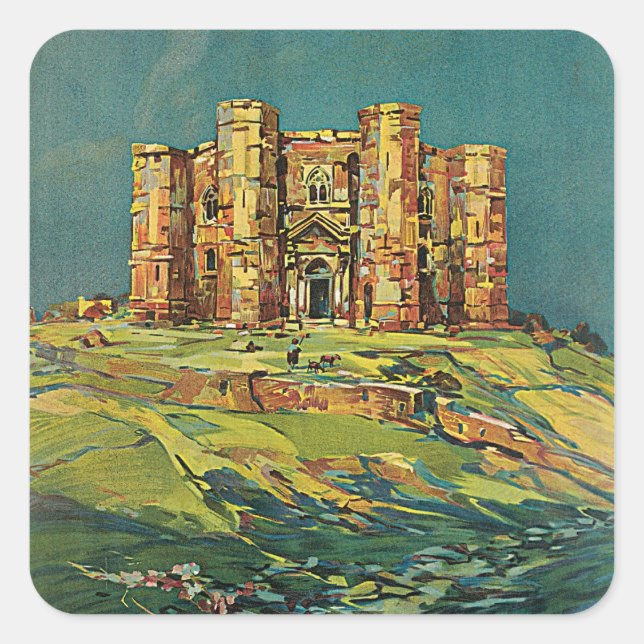 Pegatina Cuadrada Puglie (Puglia) (Anverso)