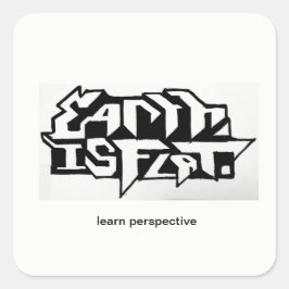 Pegatina Cuadrada puntear tus ojos