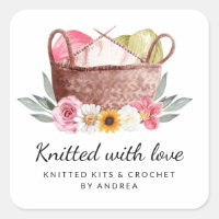 Punto con amor Yarn Crochet Basket hecho a mano