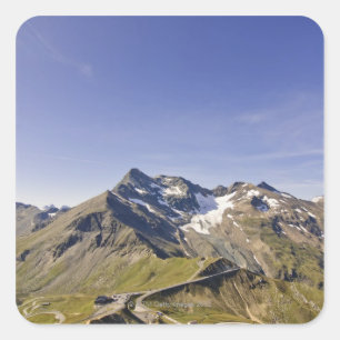 Pegatina Cuadrada punto de los biker´s, grossglockner