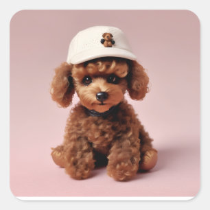 Pegatina Cuadrada Puppy Party Pop” – Globo de helio