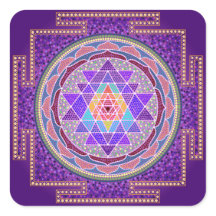 Purple Sri Yantra