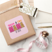 Purpurina y sucia mamá de ambos