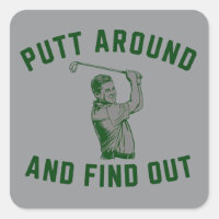Putt divertido y descubre sarcástico golf F