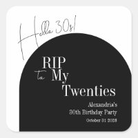 QEPD 20s Hola 30s Fiesta de cumpleaños número 30
