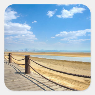 Pegatina Cuadrada Qinhuangdao   Hebei, China