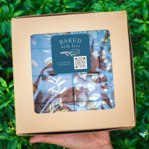 QR Código hornear Alimentos Análisis Allegry Azul