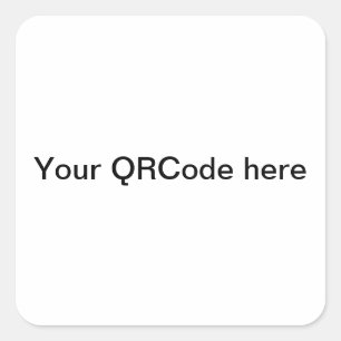 Pegatina Cuadrada QRCode for your shop