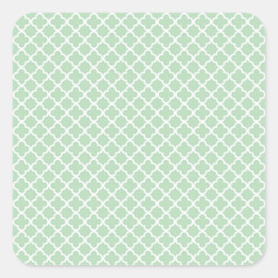 Pegatina Cuadrada Quatrefoil de la Fábrica de la Moneda