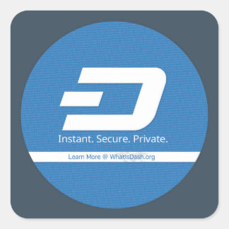 Pegatina Cuadrada Qué es Dash S1