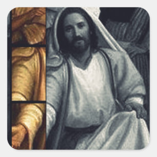 Pegatina Cuadrada ¿Quién USTED dice que SOY?