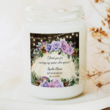 Quinceañera floral púrpura de selva encantada