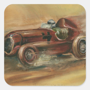 Pegatina Cuadrada Racecar de Le Mans por Ethan Harper