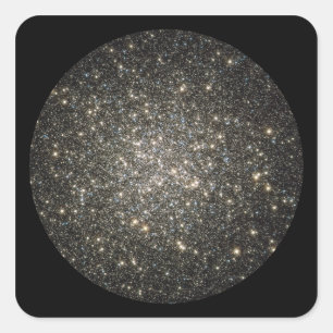 Pegatina Cuadrada Racimo globular M13 2