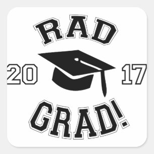Pegatina Cuadrada Rad Grad 2017