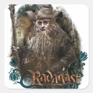 Pegatina Cuadrada RADAGAST™ con nombre