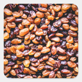 Pegatina Cuadrada Raisins