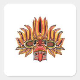 Pegatina Cuadrada Raksha