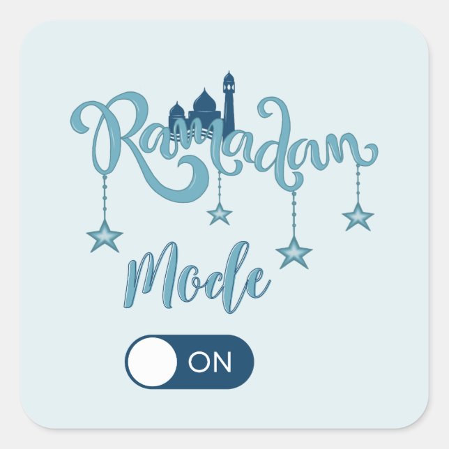Pegatina Cuadrada RAMADAN MOOD ON Pillows (Anverso)