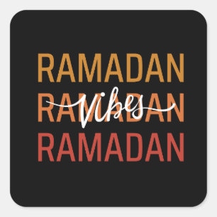 Pegatina Cuadrada Ramadan Vibes
