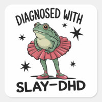 Rana divertida ADHD Neurodivergente Meme Y2K Frogc