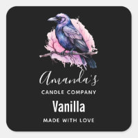 Raven negro en un negocio de vándalos