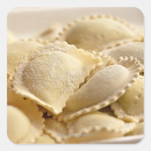Pegatina Cuadrada raviolis italianos