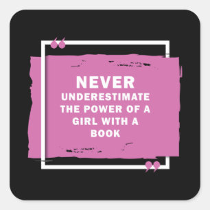 Pegatina Cuadrada RBG - Preparó el camino para la igualdad