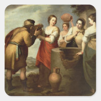 Rebecca y Eliezer en bien, c.1665