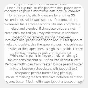Pegatina Cuadrada Receta casera de cacahuetes de maní para niños