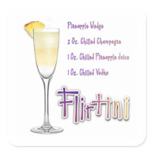 Receta de cóctel Flirtini Piña Mimosa Arte
