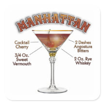 Receta de cóctel Manhattan Arte 
