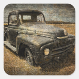 Pegatina Cuadrada Recogida internacional