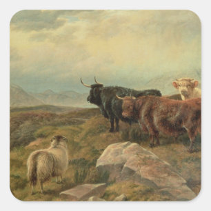 Pegatina Cuadrada Recompensa