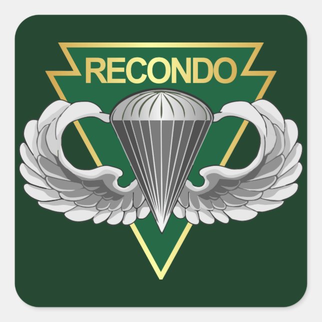 Pegatina Cuadrada Reconstruir (Anverso)