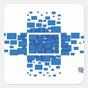 Pegatina Cuadrada Rectangular