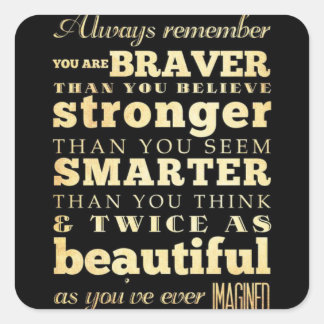 Pegatina Cuadrada Recuerda a las hermanas......