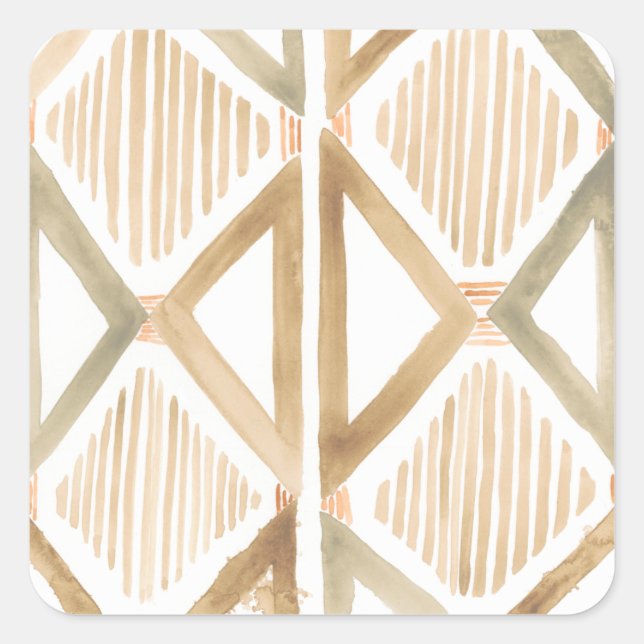 Pegatina Cuadrada Recuerdos de Mombasa IV (Anverso)